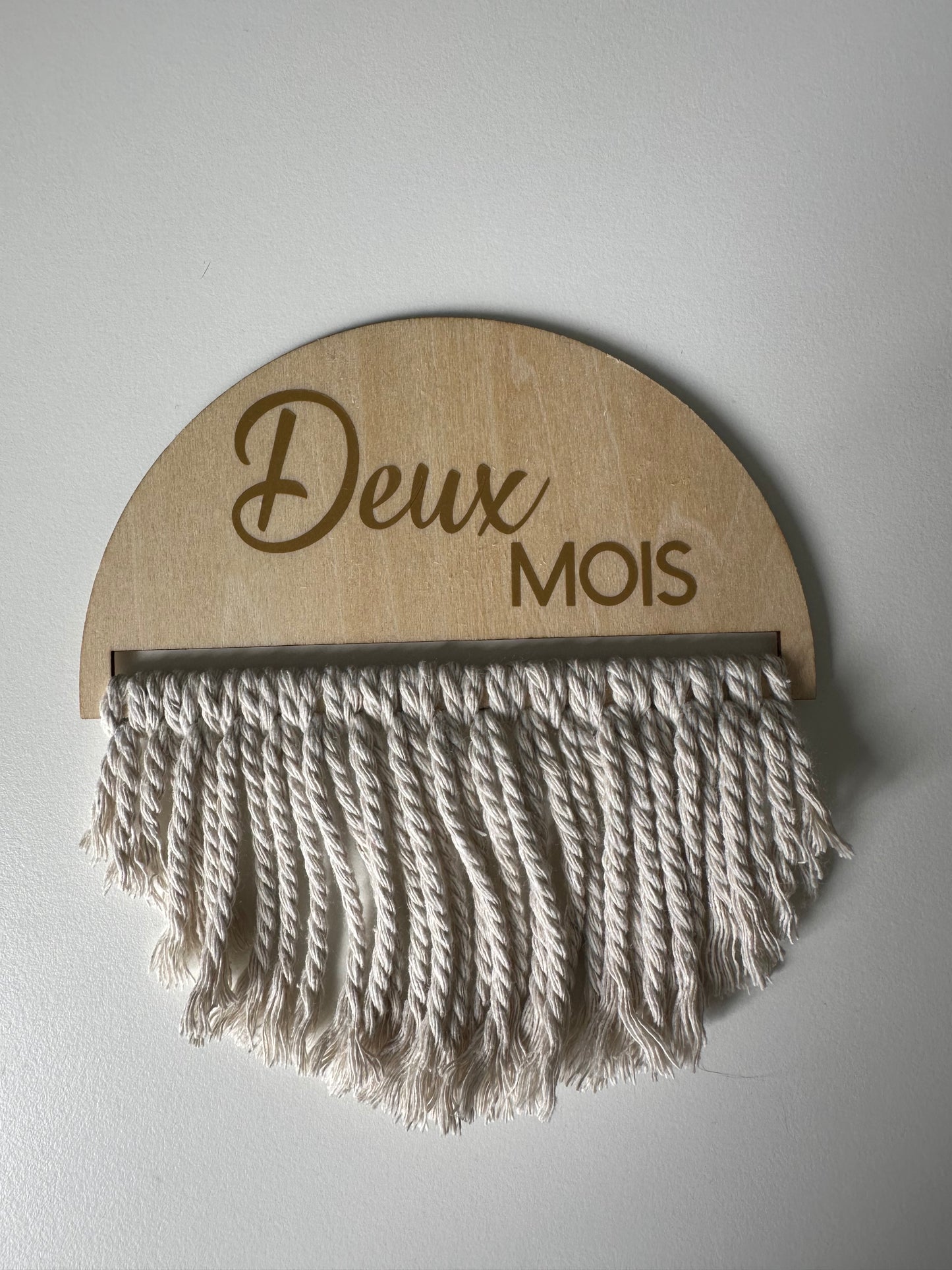 Demi-ronds bois croissance 12 mois